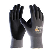 Nitrile Glove, G-TEK MAXIFLEX, BLACK MICRO-FOAM NITRILE COATED PALM & FINGER TIPS,