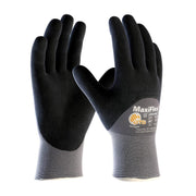 PIP G-TEK MAXIFLEX ULTIMATE, BLACK MICRO-FOAM NITRILE COATED PALM, FULL FINGER & KNUCKLES, GRAY SEAMLESS KNIT NYLON LINER., Size Small, Case Qty.: 12 Dozen