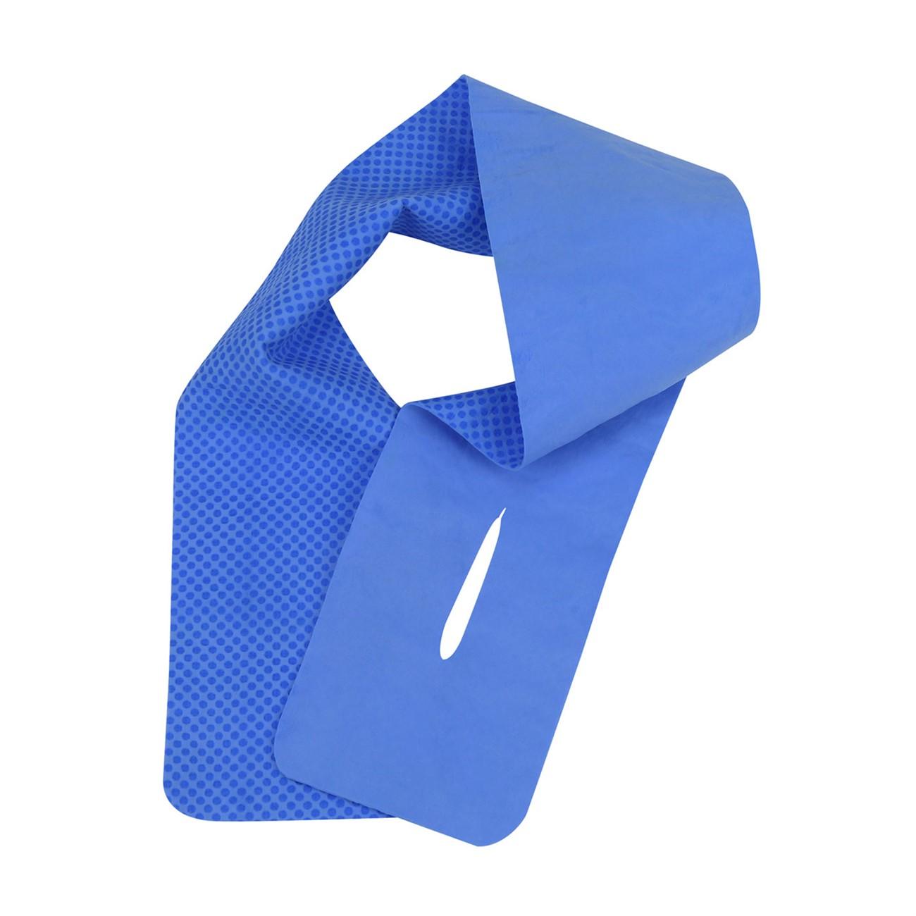 PIP EZ-Cool Evaporative Cooling Neck Wrap, Poly Vinyl Alcohol Fabric, Machine or hand washable, Size: 4"x 30", Color: Blue, Package Qty: 1 per pack