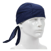 PIP EVAPORATIVE COOLING TIE HAT WITH ELASTIC, NAVY BLUE  , Case Qty.: 200 Each