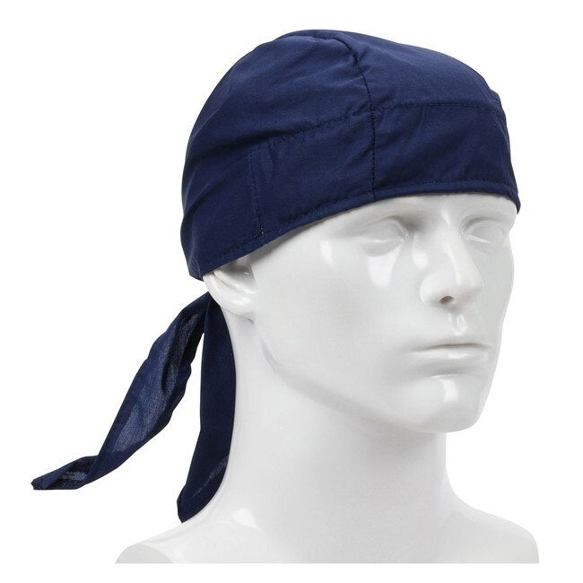 PIP EVAPORATIVE COOLING TIE HAT WITH ELASTIC, NAVY BLUE  , Case Qty.: 200 Each