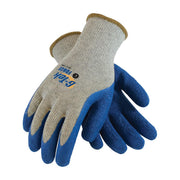Palm Padded Glove, POWERGRAB FROM TOWA, BLUE LATEX "CRINKLE GRIP", GRAY