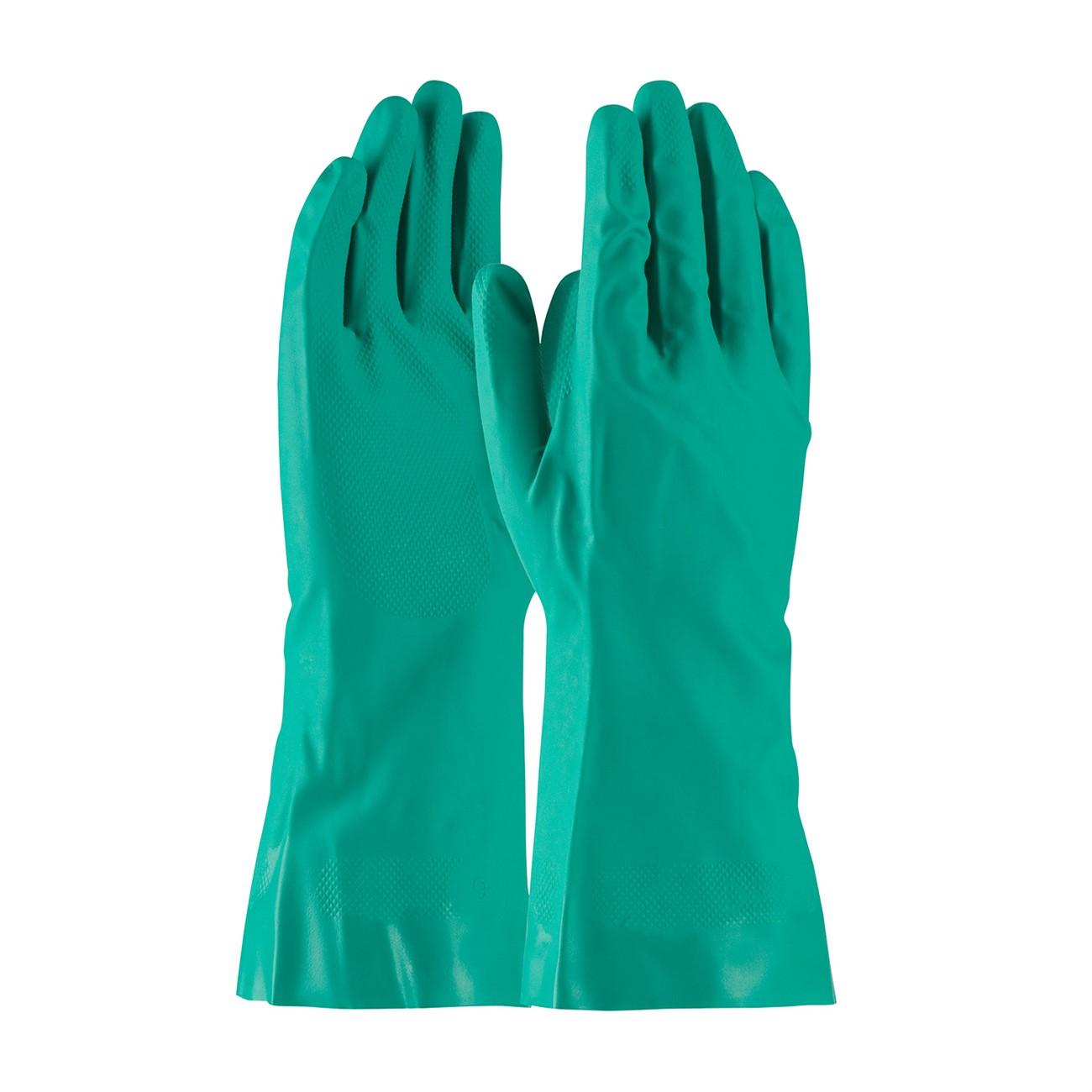 Protective Industrial Products Assurance Cut Resistant Glove, Type: PIP flock lined gloves, Style: Raised diamond, Size: X-Large, Material: Unsupported nitrile, 15 Mil 13", Color: Green, Replaces: #50-G25G/XL