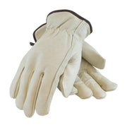 77-268/L PIP Insulated Top Grain Cowhide Drivers,Red Thermal Lining,L