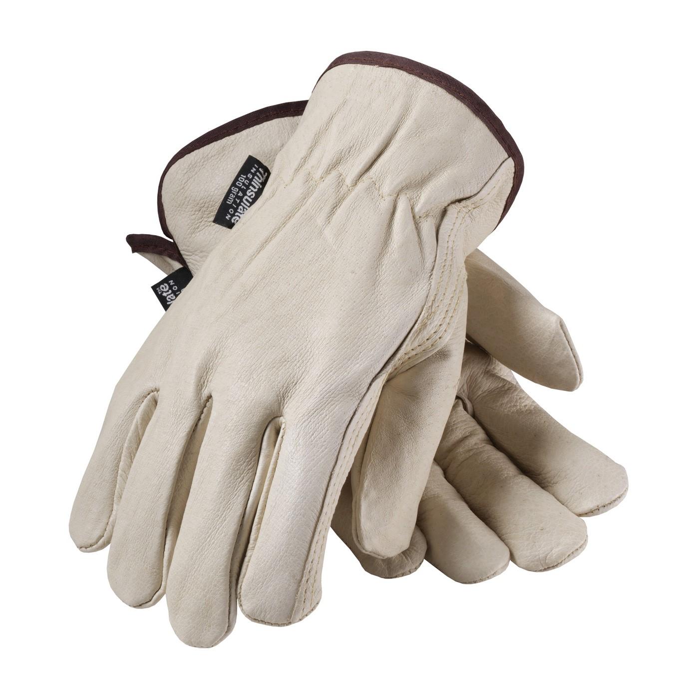 77-469/L PIP Insulated Top Grain Pigskin Drivers,Thinsulate Lined,L