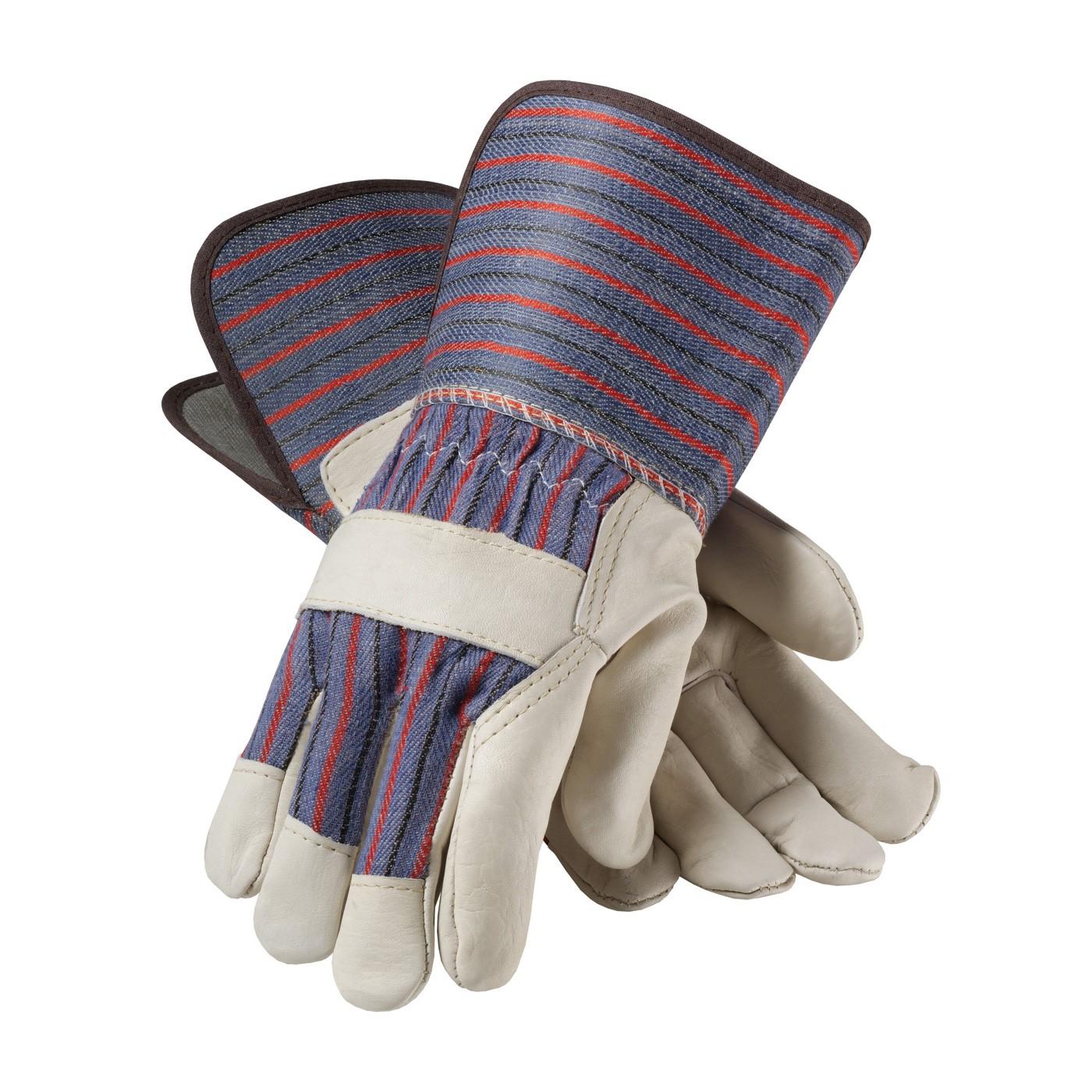 87-1663/L PIP Top Grain Cowhide Leather Palm,L