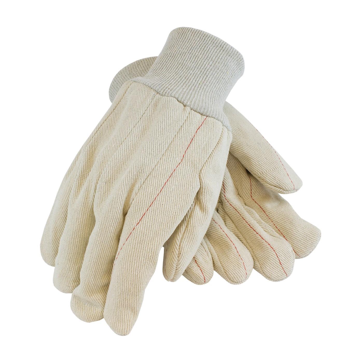 PIP CANVAS DOUBLE PALM GLOVE, 18 OZ., NAP-IN, KNITWRIST  , Case Qty.: 20 Dozen