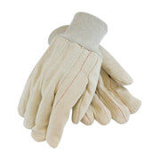PIP CANVAS DOUBLE PALM GLOVE, 18 OZ., NAP-IN, KNITWRIST  , Case Qty.: 20 Dozen