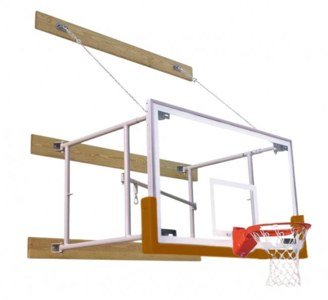 Side Fold 4'-6' Competitor Basketball Package, Burnt Orange