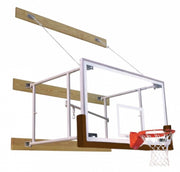 Side Fold 4'-6' Competitor Basketball Package, Brown