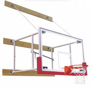 Side Fold 4'-6' Competitor Basketball Package, Cardinal