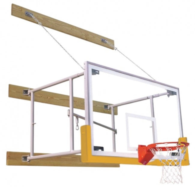 Side Fold 4'-6' Competitor Basketball Package, Athletic Gold