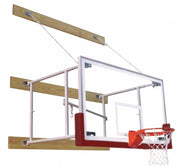 Side Fold 4'-6' Competitor Basketball Package, Maroon