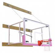 Side Fold 4'-6' Competitor Basketball Package, Pink