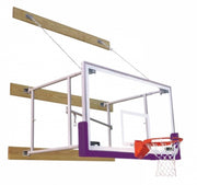 Side Fold 4'-6' Competitor Basketball Package, Purple