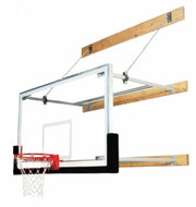 Stationary 4'-6' Competitor Basketball Package, Black