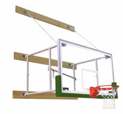 Stationary 4'-6' Competitor Basketball Package, Forest Green