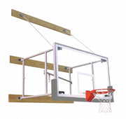 Stationary 4'-6' Competitor Basketball Package, Gray