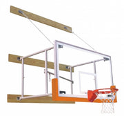 Stationary 4'-6' Competitor Basketball Package, Orange