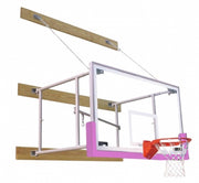 Stationary 4'-6' Competitor Basketball Package, Pink