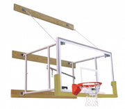 Stationary 4'-6' Competitor Basketball Package, Vegas Gold