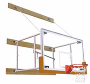 Side Fold 6'-8' Competitor Basketball Package, Burnt Orange