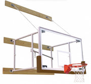 Side Fold 6'-8' Competitor Basketball Package, Brown