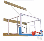 Side Fold 6'-8' Competitor Basketball Package, Columbia Blue