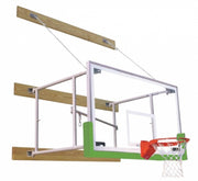 Side Fold 6'-8' Competitor Basketball Package, Kelly Green