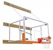 Side Fold 6'-8' Competitor Basketball Package, Orange