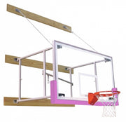 Side Fold 6'-8' Competitor Basketball Package, Pink