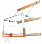 Stationary 6'-8' Competitor Basketball Package, Burnt Orange