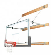 Stationary 6'-8' Competitor Basketball Package, Gray