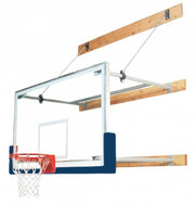 Stationary 6'-8' Competitor Basketball Package, Navy