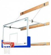Stationary 6'-8' Competitor Basketball Package, Royal Blue