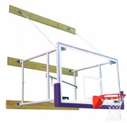 Side Fold 8'-12' Competitor Basketball Package, Purple