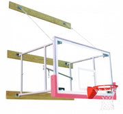 Stationary 8'-12' Competitor Basketball Package, Pink