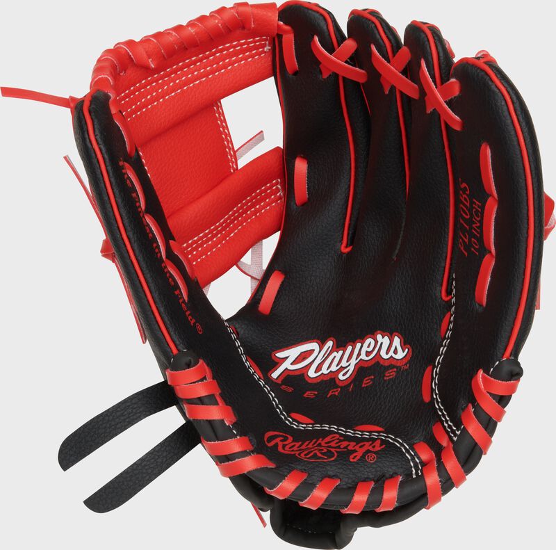 Rawlings Players Series Youth 10-Inch Baseball Glove - Right Hand Thrower - Black