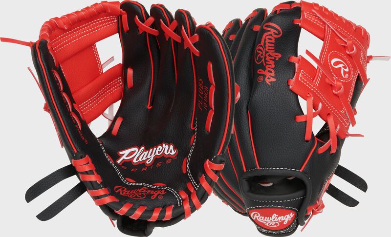 Rawlings Players Series Youth 10-Inch Baseball Glove - Right Hand Thrower - Black