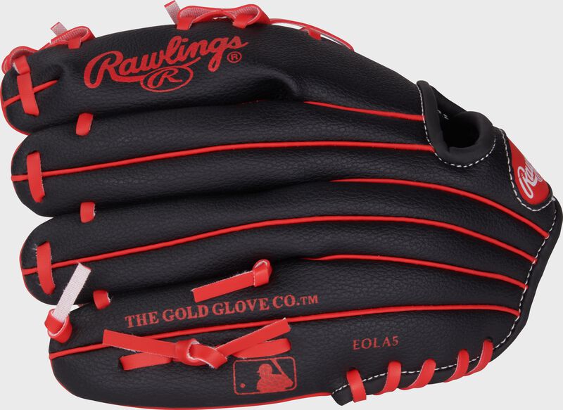 Rawlings Players Series Youth 10-Inch Baseball Glove - Right Hand Thrower - Black