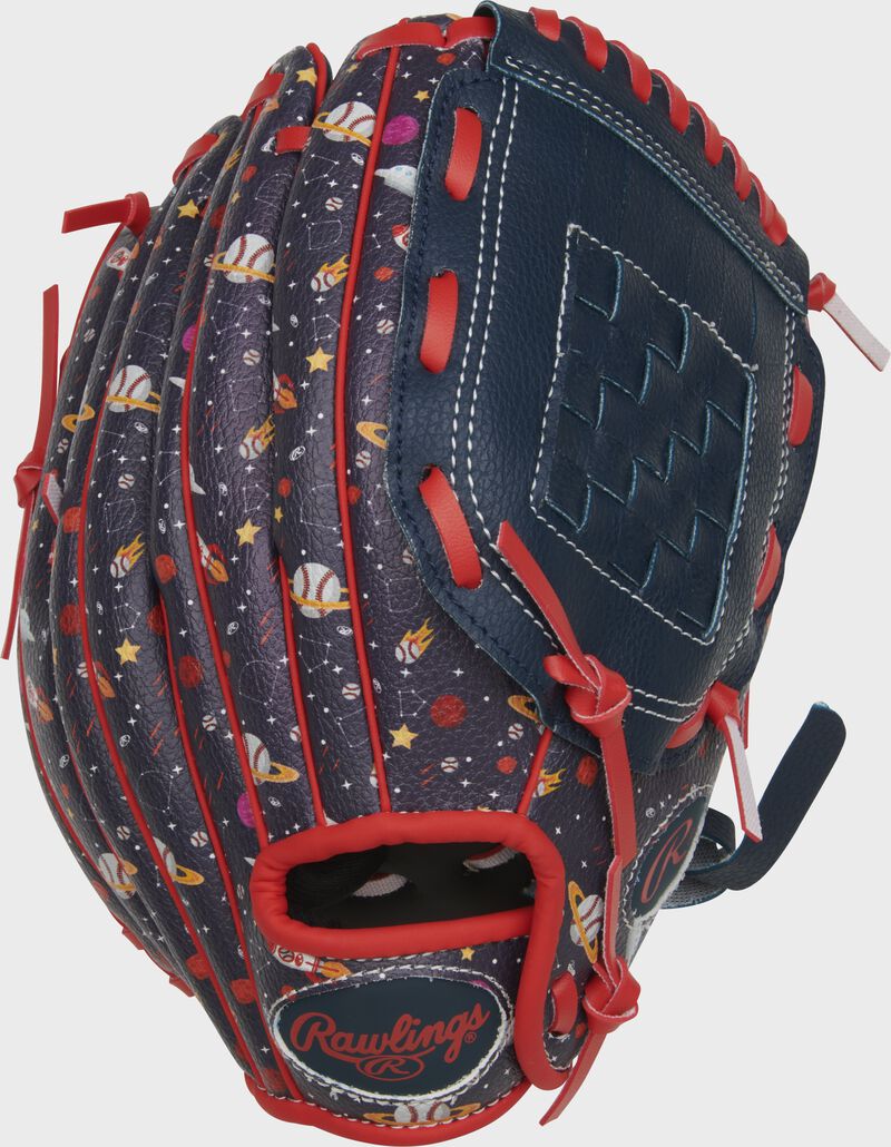 Rawlings Players Series Youth 10-Inch Baseball Glove - Right Hand Thrower - Navy/Space Print