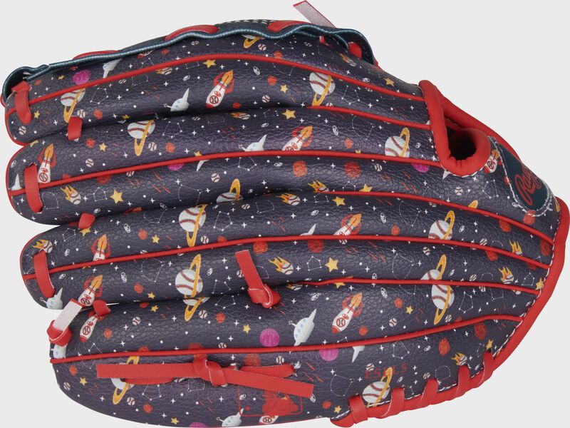 Rawlings Players Series Youth 10-Inch Baseball Glove - Right Hand Thrower - Navy/Space Print