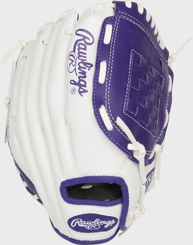 Rawlings Players Series Youth 10-Inch Baseball Glove - Right Hand Thrower - Purple