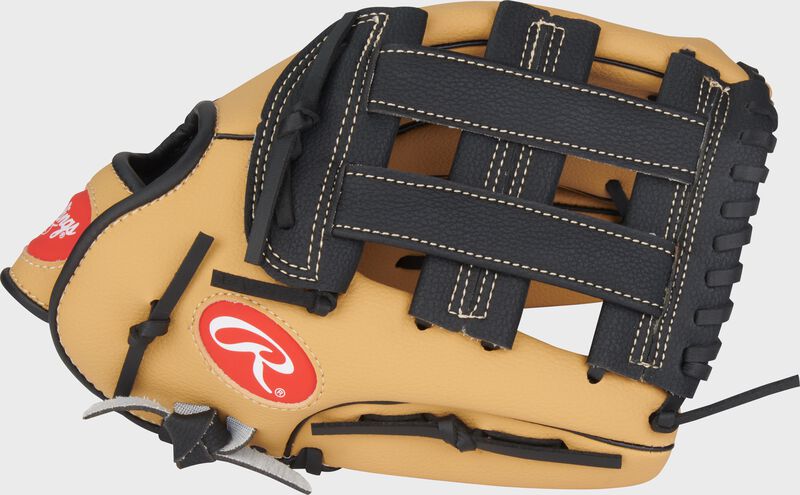 Rawlings Players Series Youth 11.5-Inch Baseball Glove - Right Hand Thrower - Camel/Black