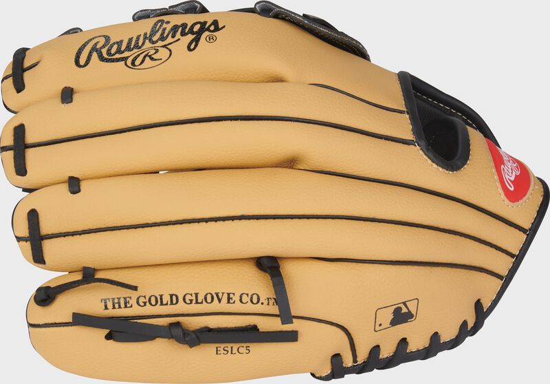 Rawlings Players Series Youth 11.5-Inch Baseball Glove - Right Hand Thrower - Camel/Black