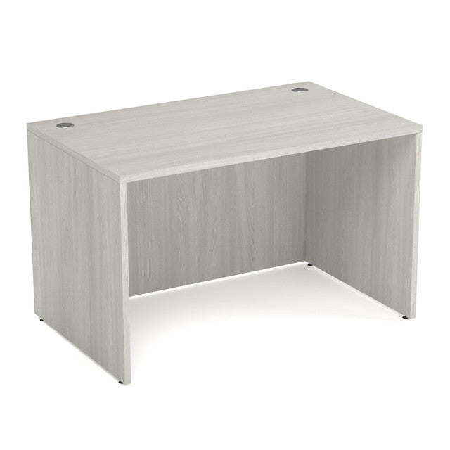 OfficeSource Laminate Desk Shell - 47''W x 30''D - Arcadia White