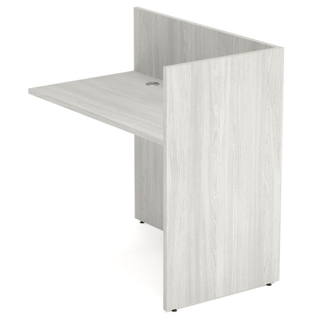 OfficeSource Laminate Reception Return Shell - Arcadia White