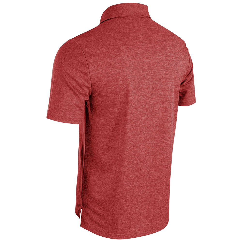 Varsity Short Sleeve Polo - Scarlet - Adult - Small
