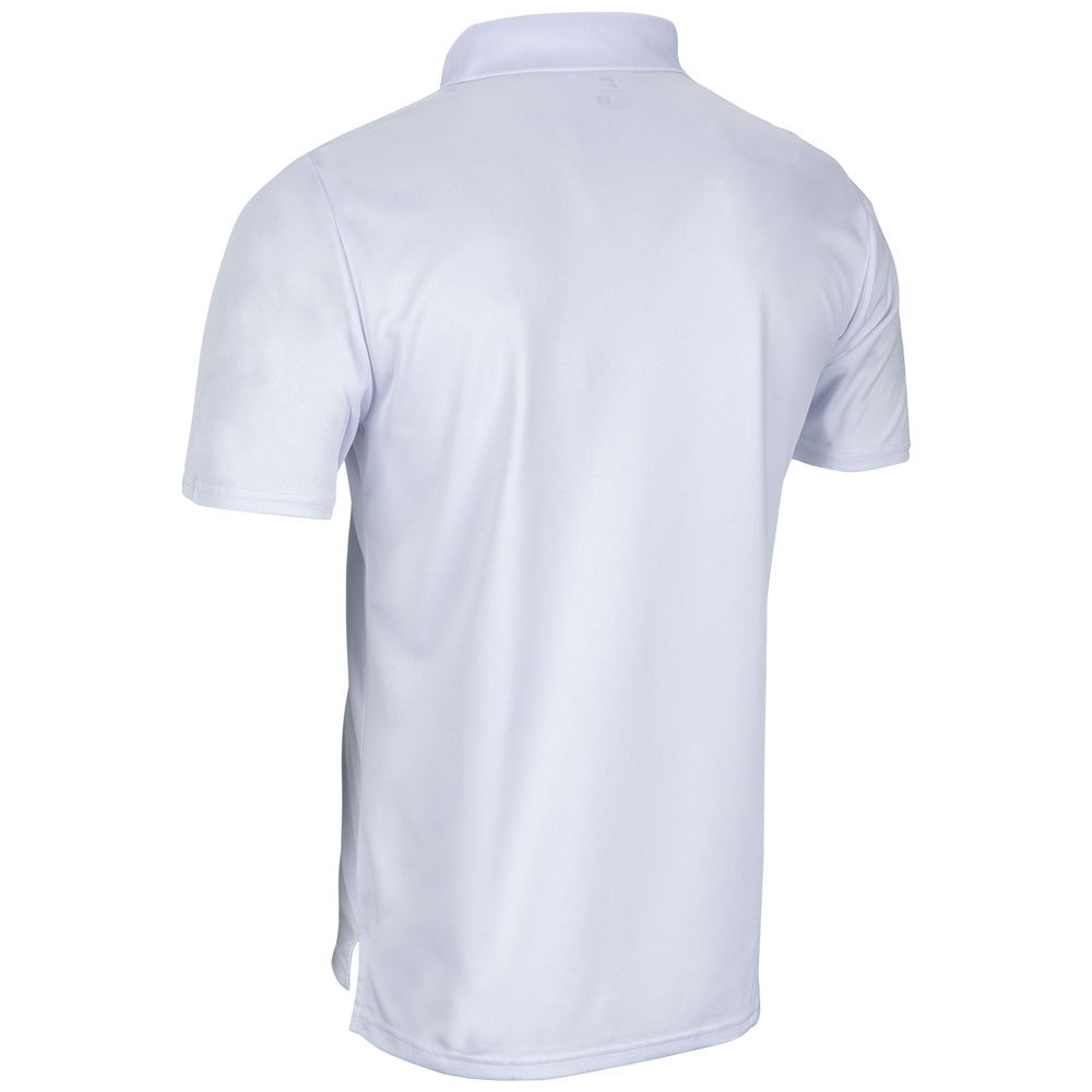 Varsity Short Sleeve Polo - White - Adult - 3XL