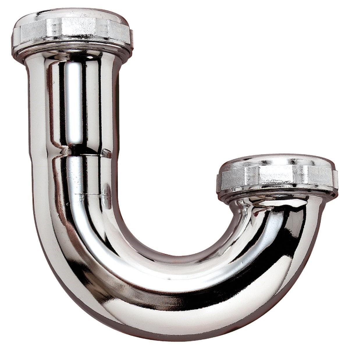 1-1/4 In. Chrome Plated Brass J-Bend